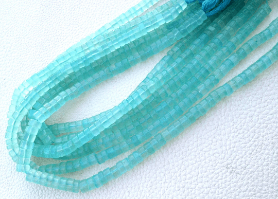 Brand New, Full 13 Inch Strand, PERU BLUE AQUAMARINE Smooth Round Tyres Rondelles,7-7.5mm,Amazing Quality at Low Price,Superb