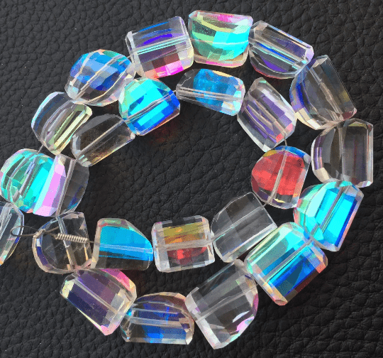 New Arrival, FULL Strand, Blue Flashy RAINBOW MOONSTONE Quartz Faceted Nuggets Shape Briolettes, 11-12mm size,Superb Item at Low Price