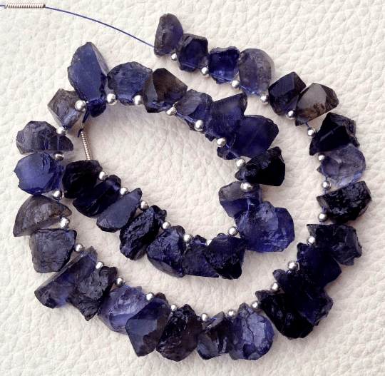 Brand New, Amazing NATURAL WATER SAPPHIRE Hammered Rock Tip Drilled Nuggets,10-12mm, 1/2 Strand,Amazing Rare Item