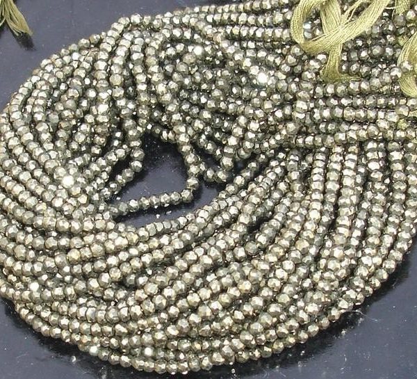 Latest Arrival, PYRITE,Full 14 inch Strand Of Manufacturer Price Rondells , Machine Cut Quality Full 14 Inch Long Strand