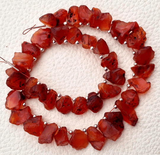 Brand New, Amazing NATURAL CARNELIAN  Hammered Rock Full Drilled Nuggets, 10-12mm,Full 8 Inch Strand,Amazing Rare Item
