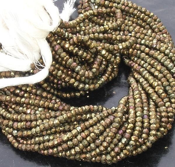 Latest Arrival, MYSTIC SPINAL, Full 14 inch Strand Of Manufacturer Price Rondells , Machine Cut Quality Full Strand