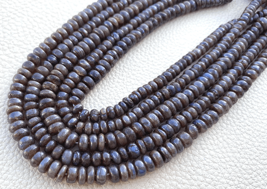 New Arrival 5.5-5mm,Brand New, Full 14 Inch Full Strand,Natural Mystic Brown Labradorite Smooth  Rondelles Beads,Amazing Item at Low Price.